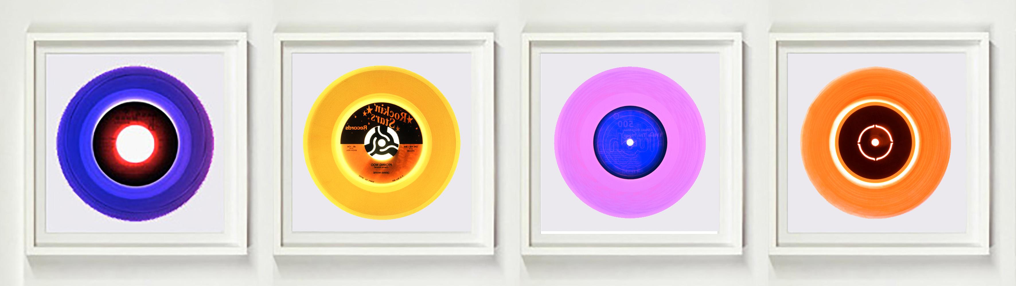 B Side Vinyl Collection Set of Four - Pop Art Multi-Color Photo - Photograph by Heidler & Heeps