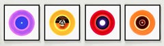 B Side Vinyl Collection Set of Four - Pop Art Multi-Color Photo