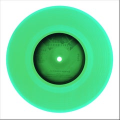 B Side Vinyl Kollektion, Seite B (Grün) - Zeitgenössische Pop-Art-Farb-Fotografie
