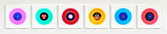Collezione "B Side Vinyl" - Set incorniciato da sei stampe fotografiche a colori in stile Pop Art