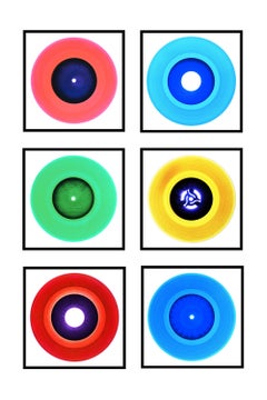 B Side Vinyl Collection Six Piece Installation - Pop Art Color Photography
