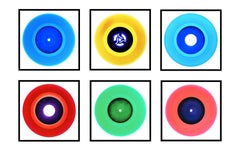 B Side Vinyl Collection Six Piece Installation - Pop Art Color Photography