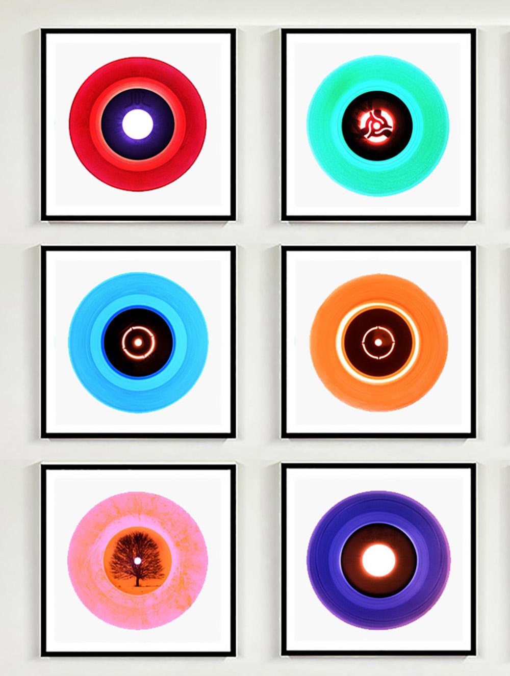 Collezione di vinili B Side - Set di sei pezzi - Fotografia pop art a colori in vendita 4