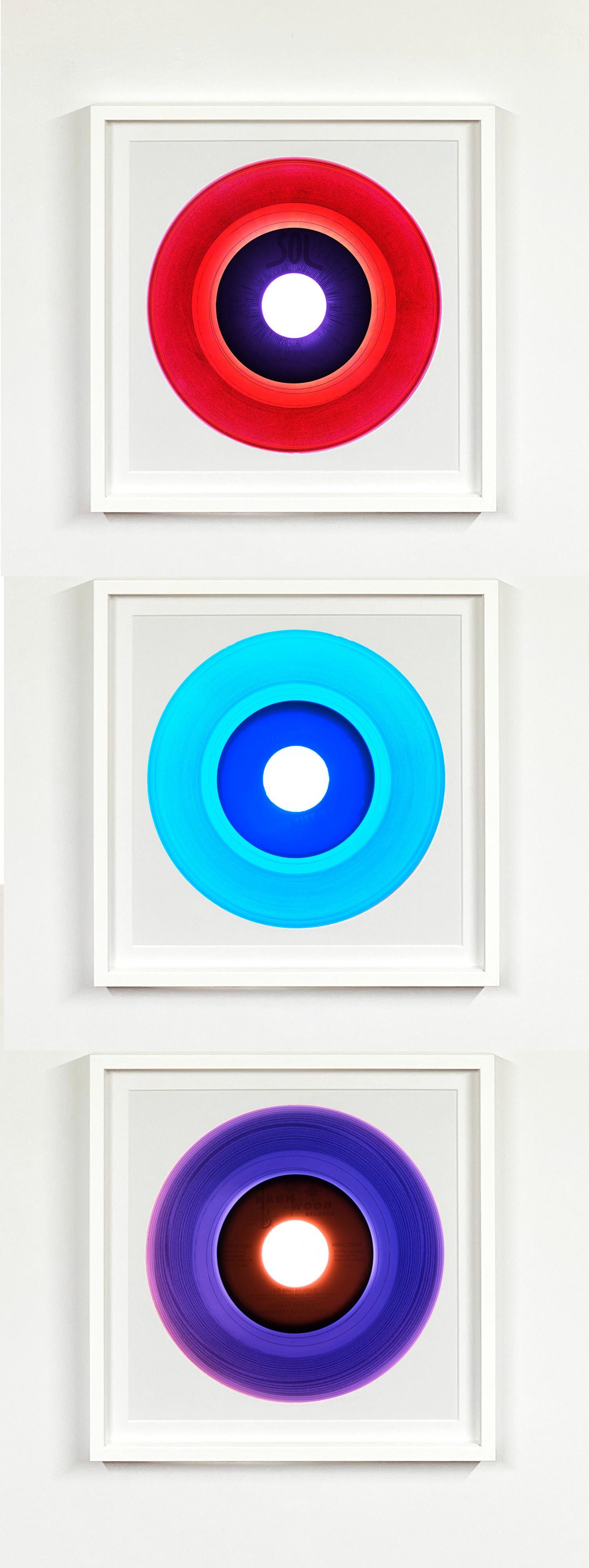 B Side Vinyl Collection Trio - Pop Art Color Photography For Sale 5