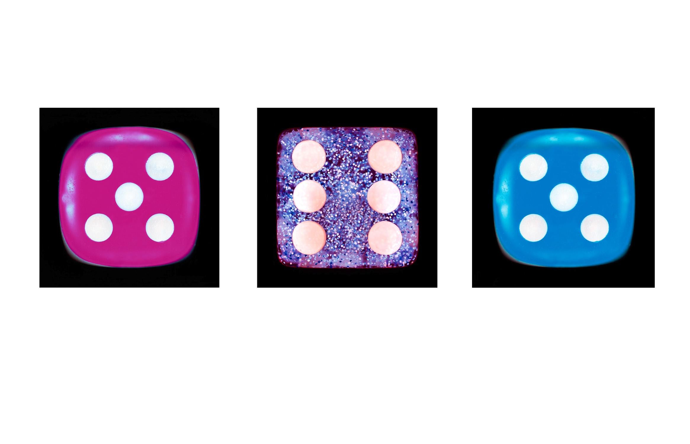 Heidler & Heeps Color Photograph - Dice Series - Five, Six, Five - Three Contemporary pop art color photography