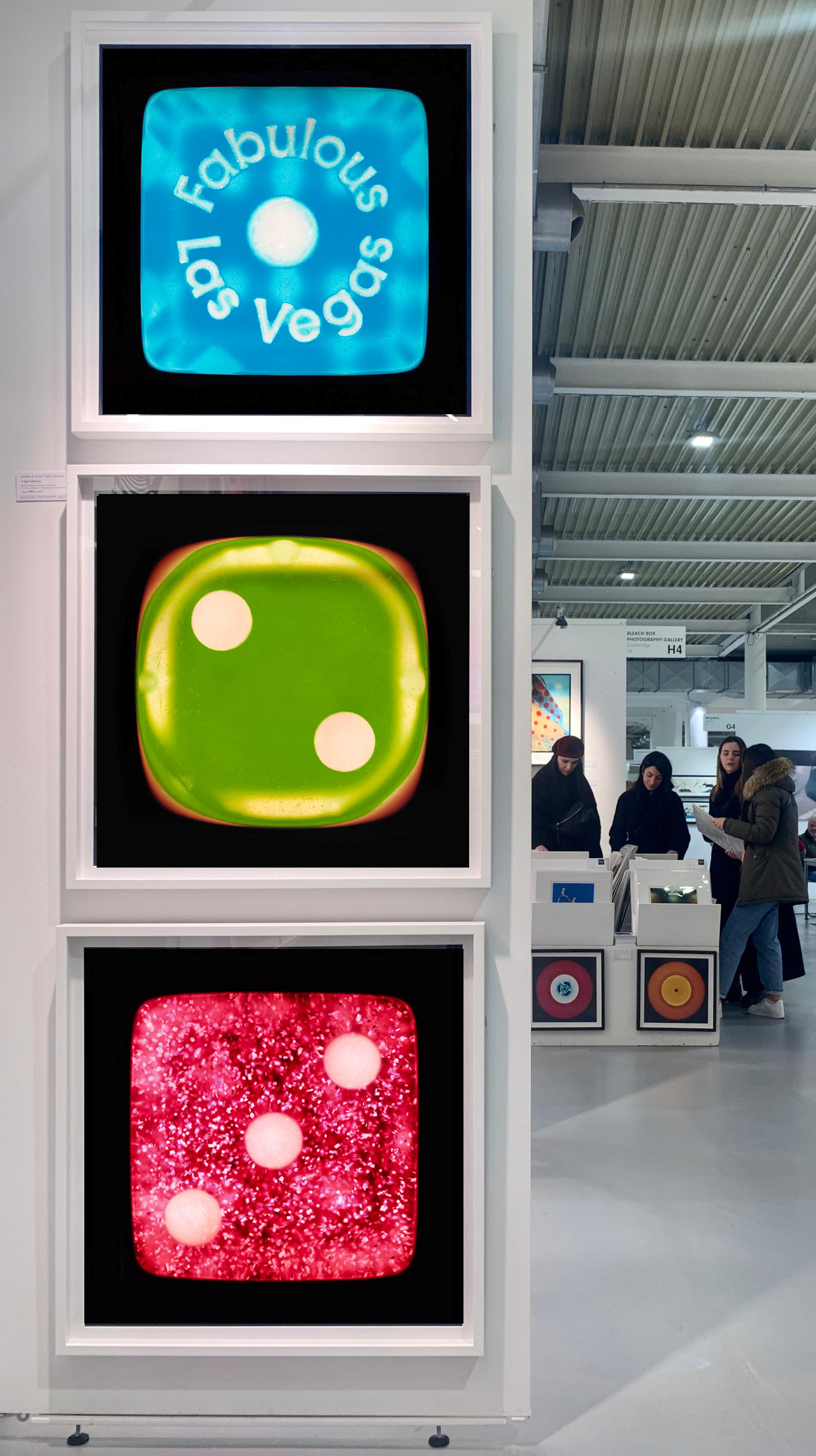 Série Dice, Green Two - Photographie couleur conceptuelle en vente 2