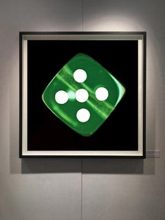Dice Series, Green Five - Conceptual Color Photography