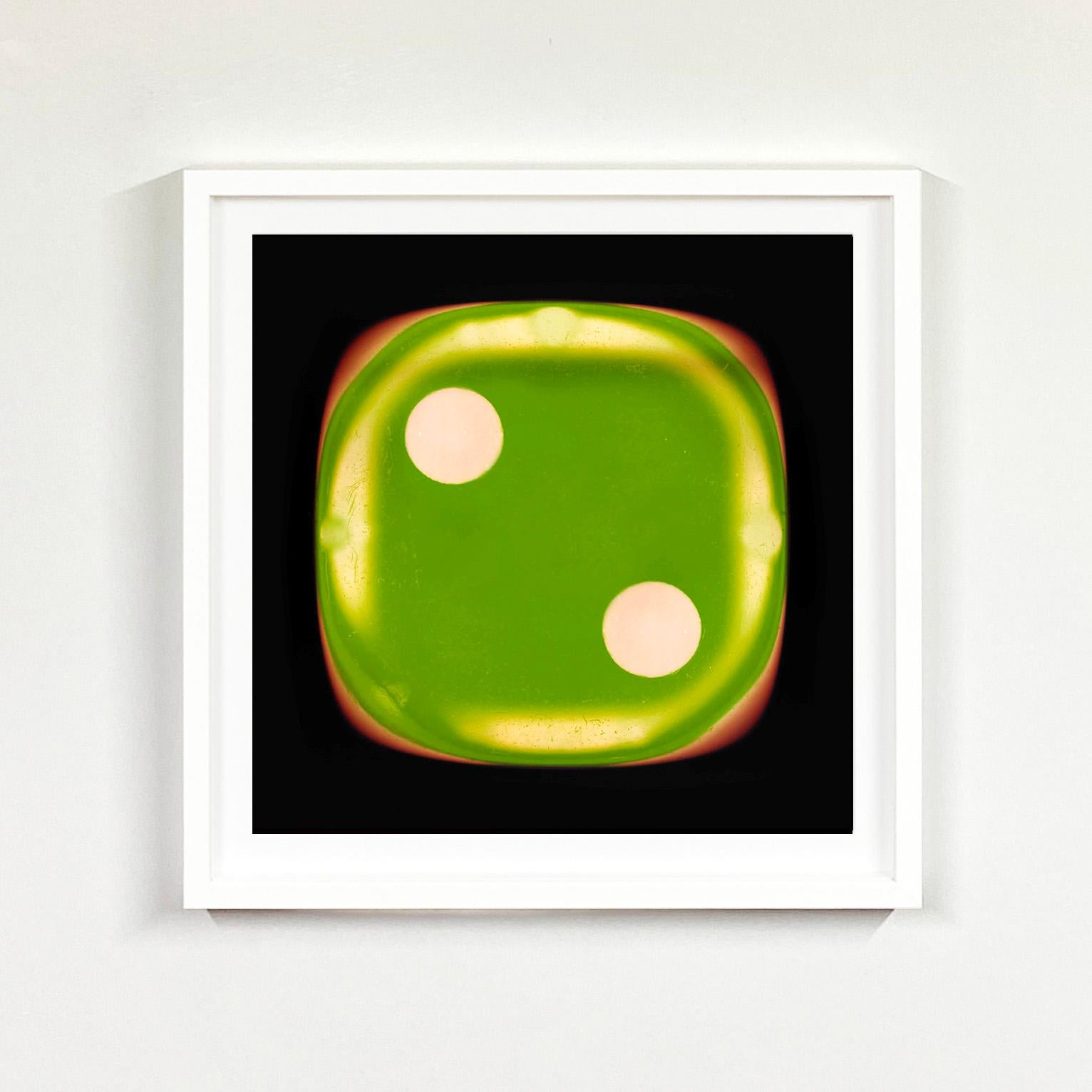 Dice Series, Green Two - Pop Art Color Photography - Print by Heidler & Heeps