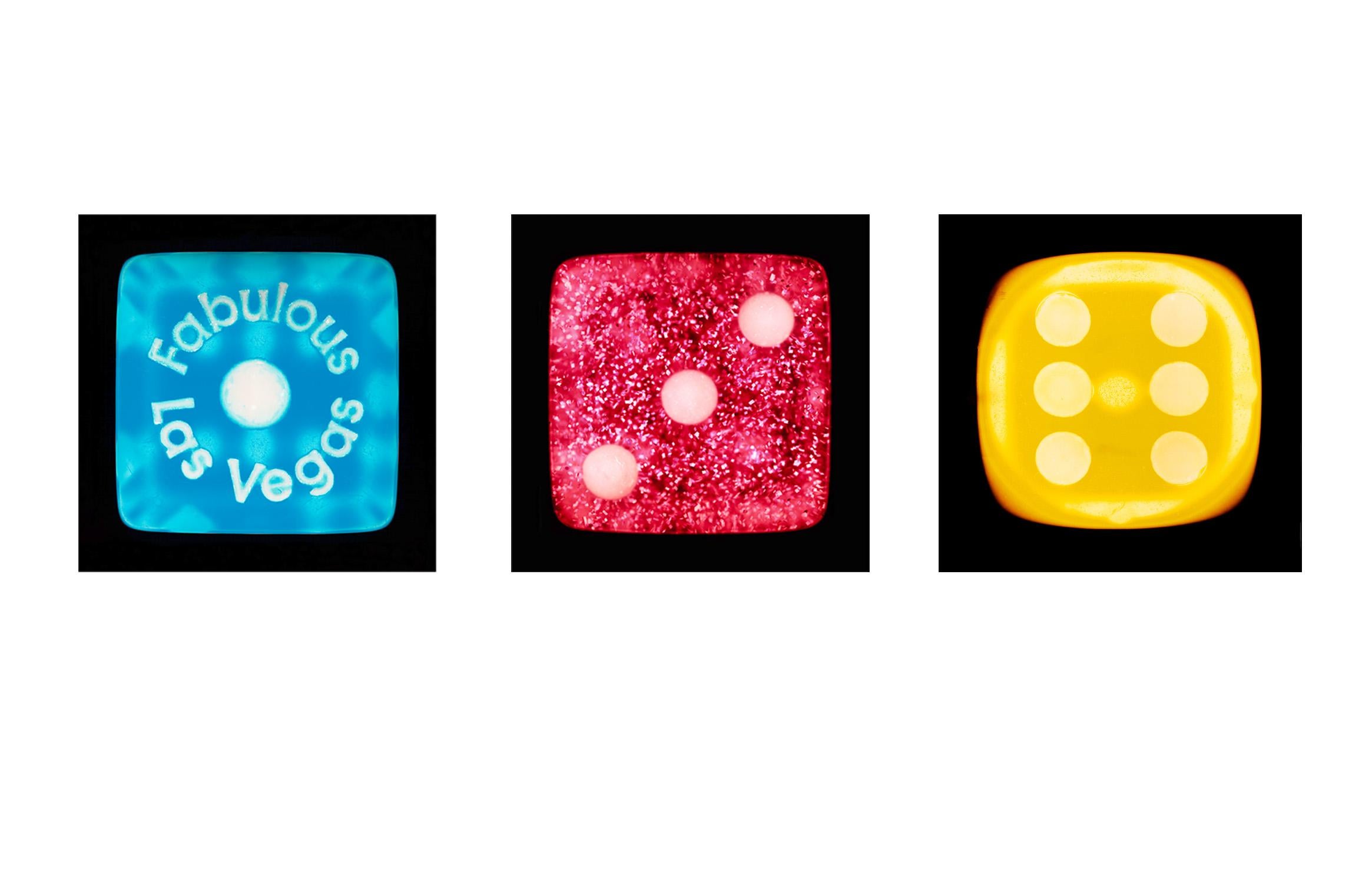 Heidler & Heeps Print - Dice Series - One, Three, Six - Three Contemporary pop art color photography