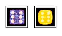 Dice Series, Purple & Yellow Six - Conceptual Color Photography
