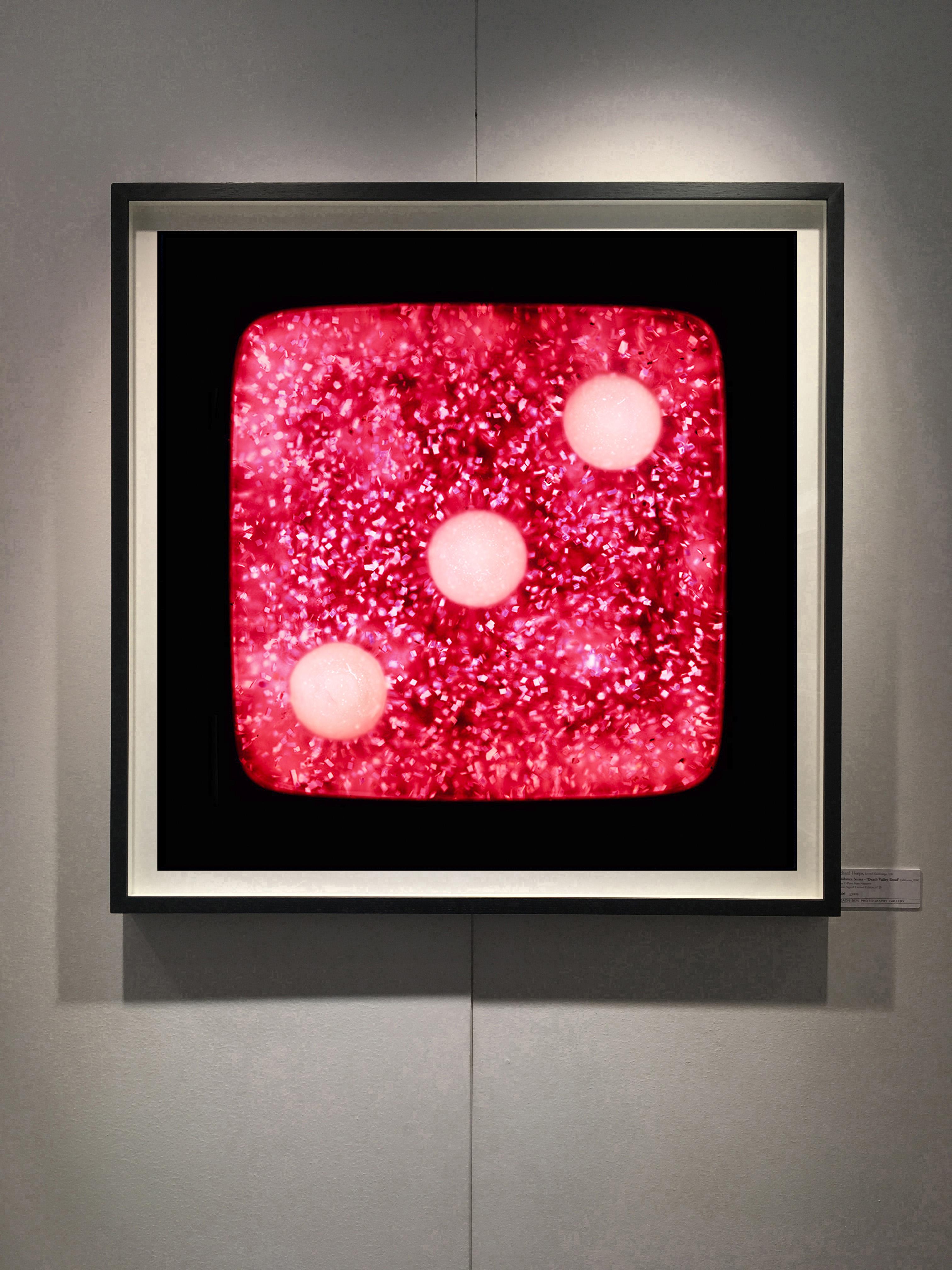 Dice Series, Raspberry Sparkles Three - Conceptual Color Photography For Sale 2