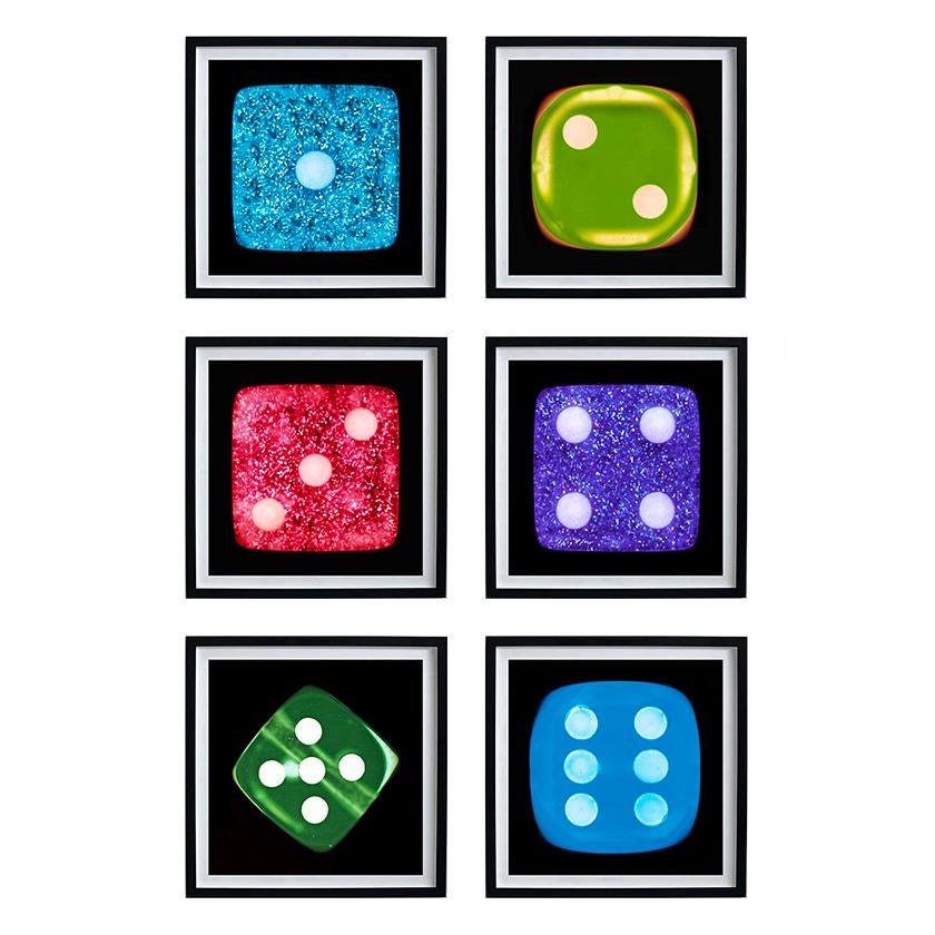 Dice - Set of Six Framed Photography Prints For Sale 13