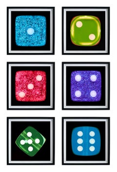 Dice - Set of Six Framed Photography Prints