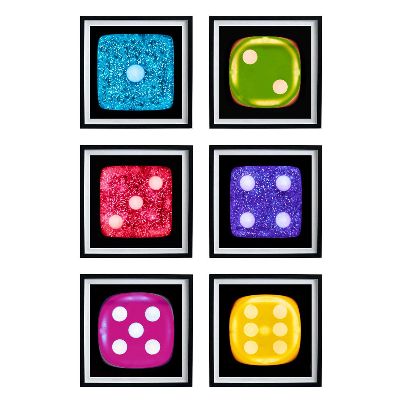 Dice - Set aus sechs kleinen gerahmten Fotodrucken im Angebot 9