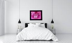 Collezione di francobolli di Singapore, 10c QEII Ship Series Magenta - Foto Pop Art a colori