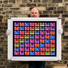 Singapore Stamp Collection, Singapore Ship Sequence (8x8) - Pop art color photo