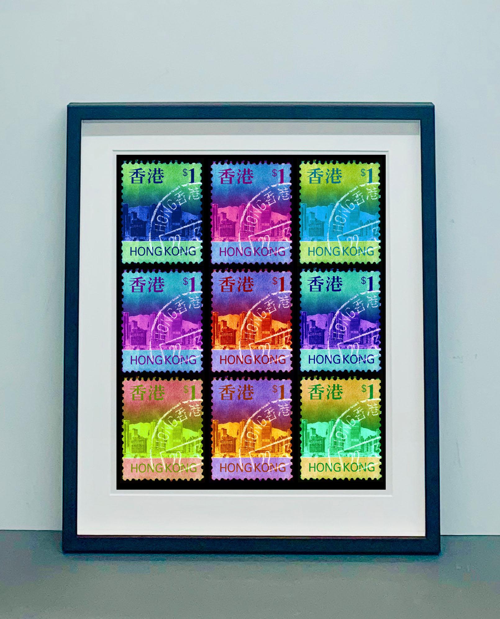 Stamp Collection - Eat, Sleep, HK$1, Repeat - Conceptual, Pop Art, Photography  - Print by Heidler & Heeps