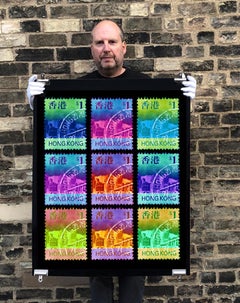 Stamp Collection - Eat, Sleep, HK$1, Repeat - Conceptual, Pop Art, Photography