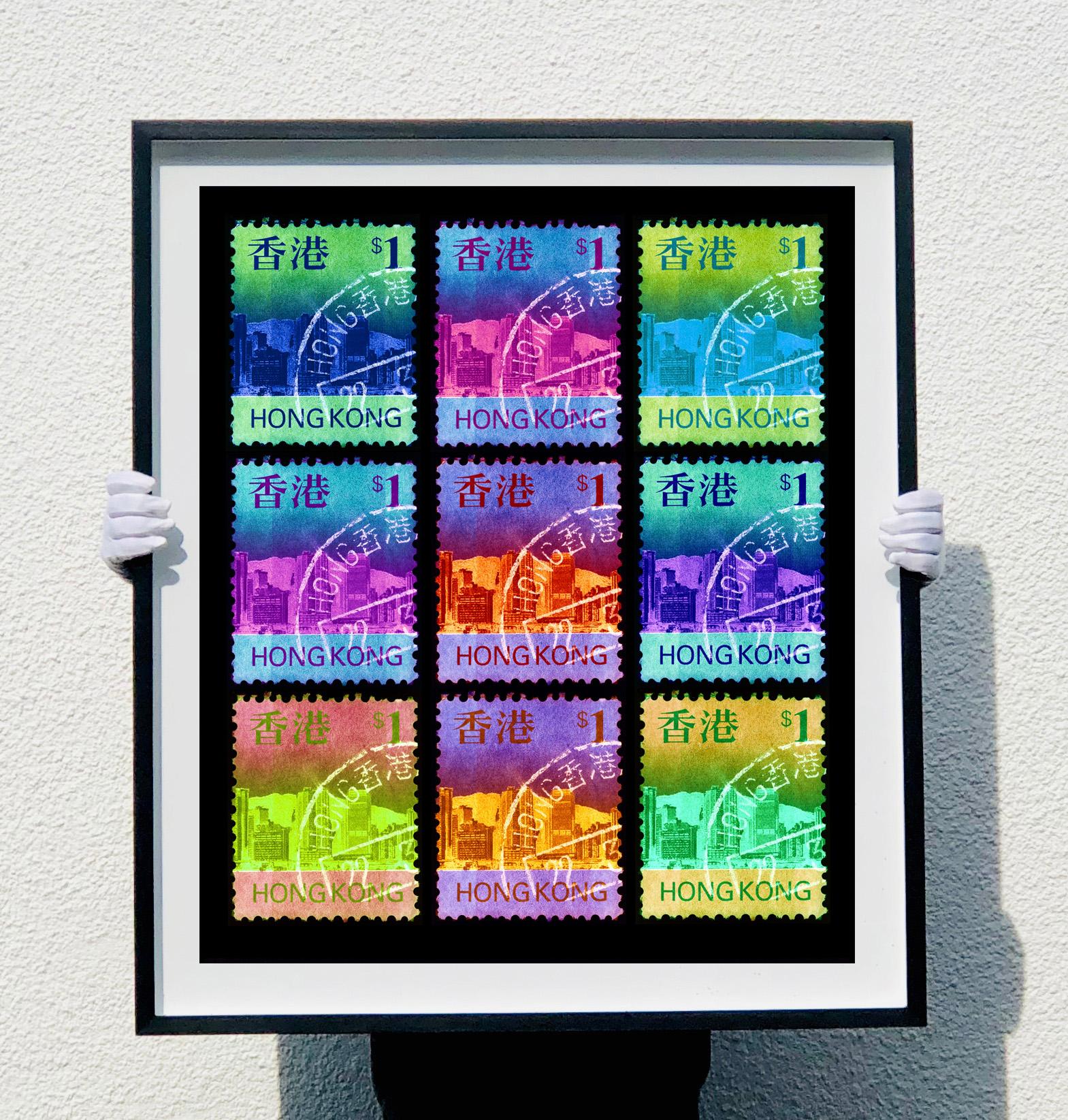 Stamp Collection - Eat, Sleep, HK$1, Repeat - Conceptual, Pop Art, Photography  For Sale 2