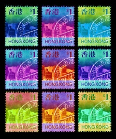 Stamp Collection - Eat, Sleep, HK$1, Repeat - Conceptual, Pop Art, Photography 