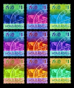 Stamp Collection - Eat, Sleep, HK$1, Repeat - Conceptual, Pop Art, Photography
