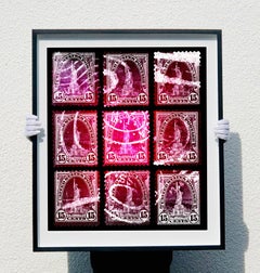 Stamp Collection, Liberty (Gradient Mosaic) - Pop Art Color Photography