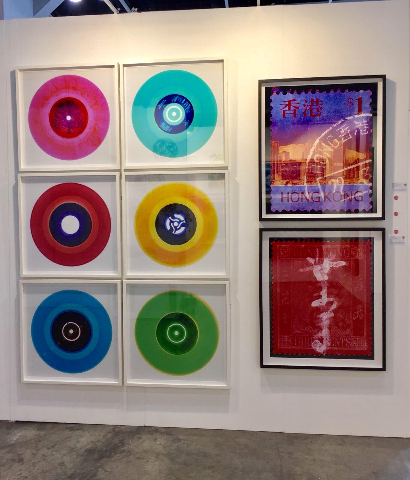 Collezione di francobolli, QV 3 centesimi - Fotografia Pop Art a colori in vendita 1