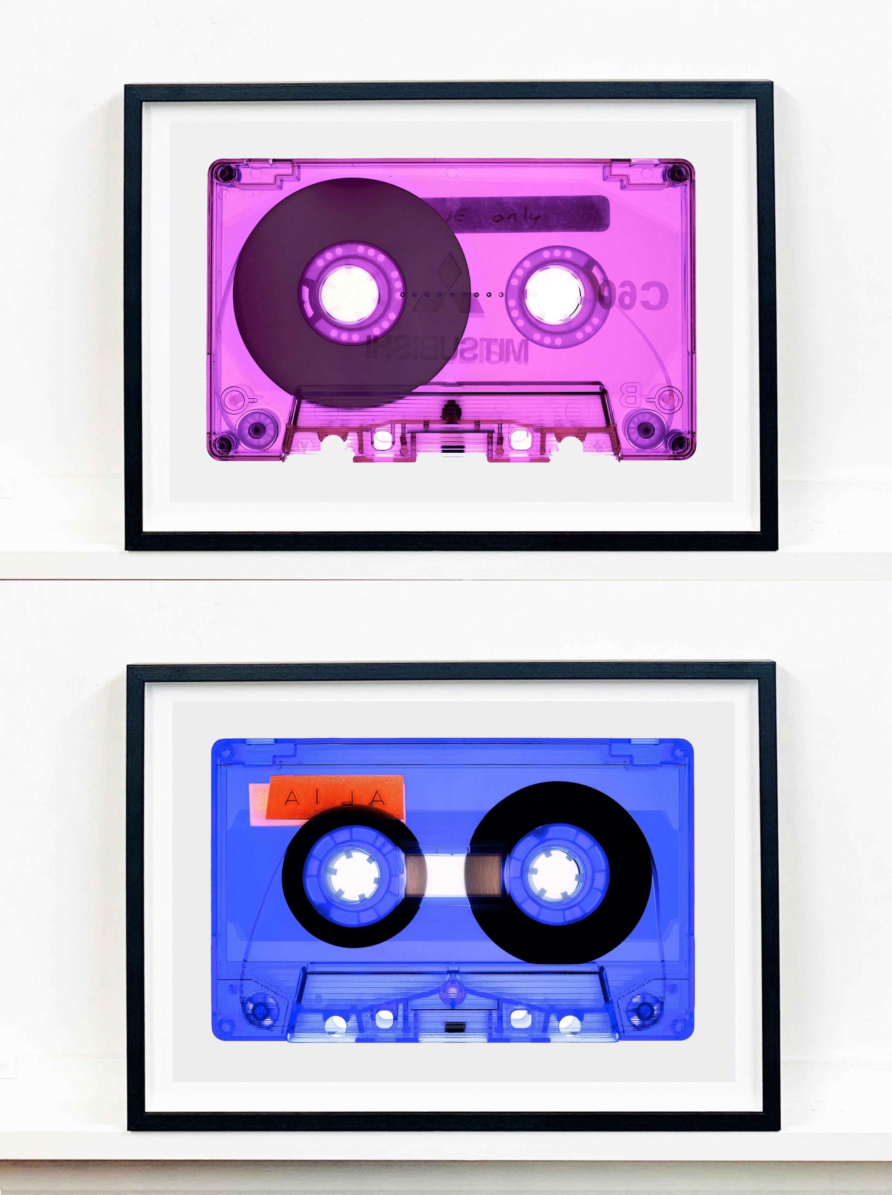 Tape Collection, AILA Blue - Contemporary Pop Art Color Photography For Sale 1