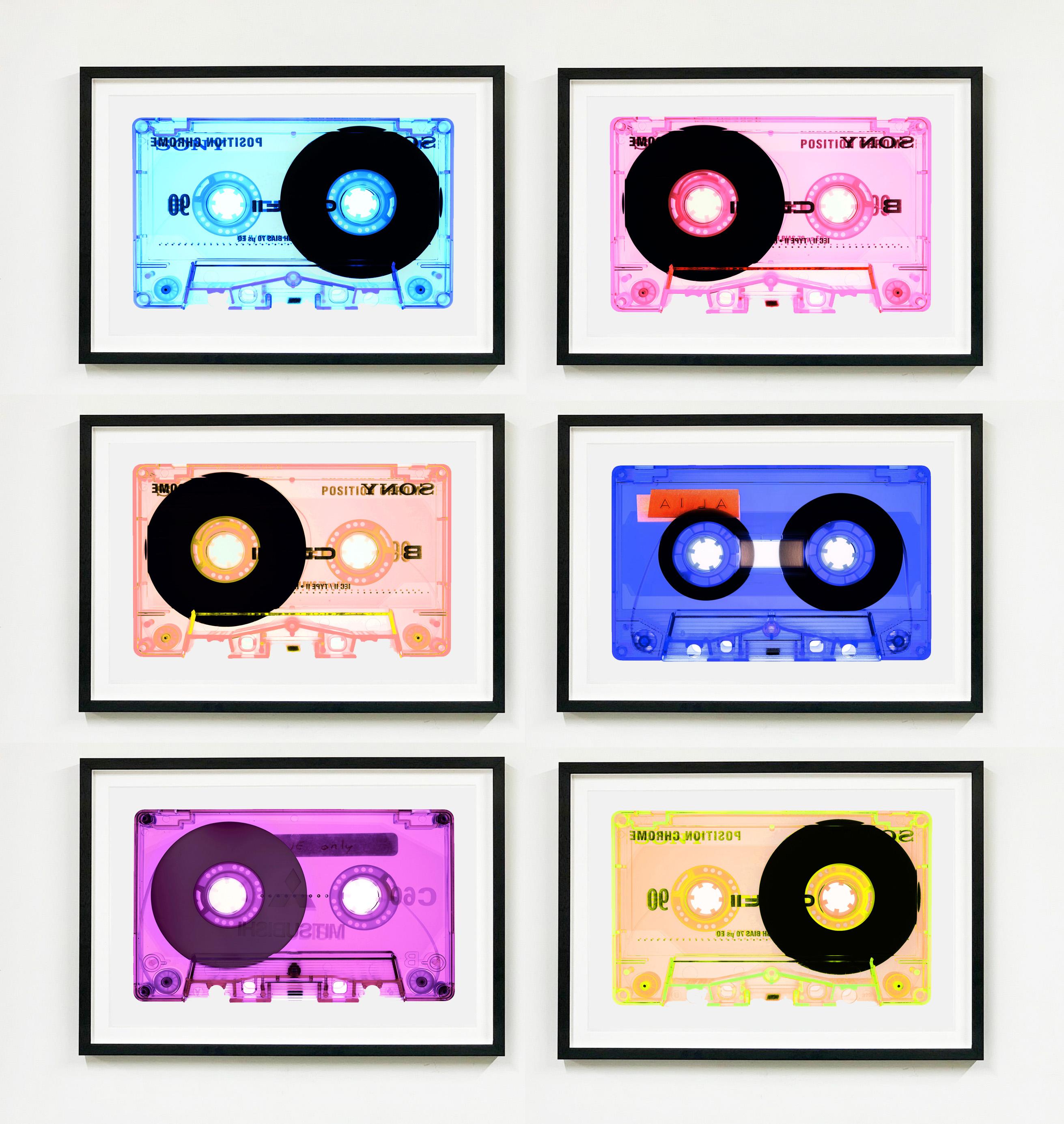 Tape Collection, AILA Blue - Contemporary Pop Art Color Photography For Sale 2