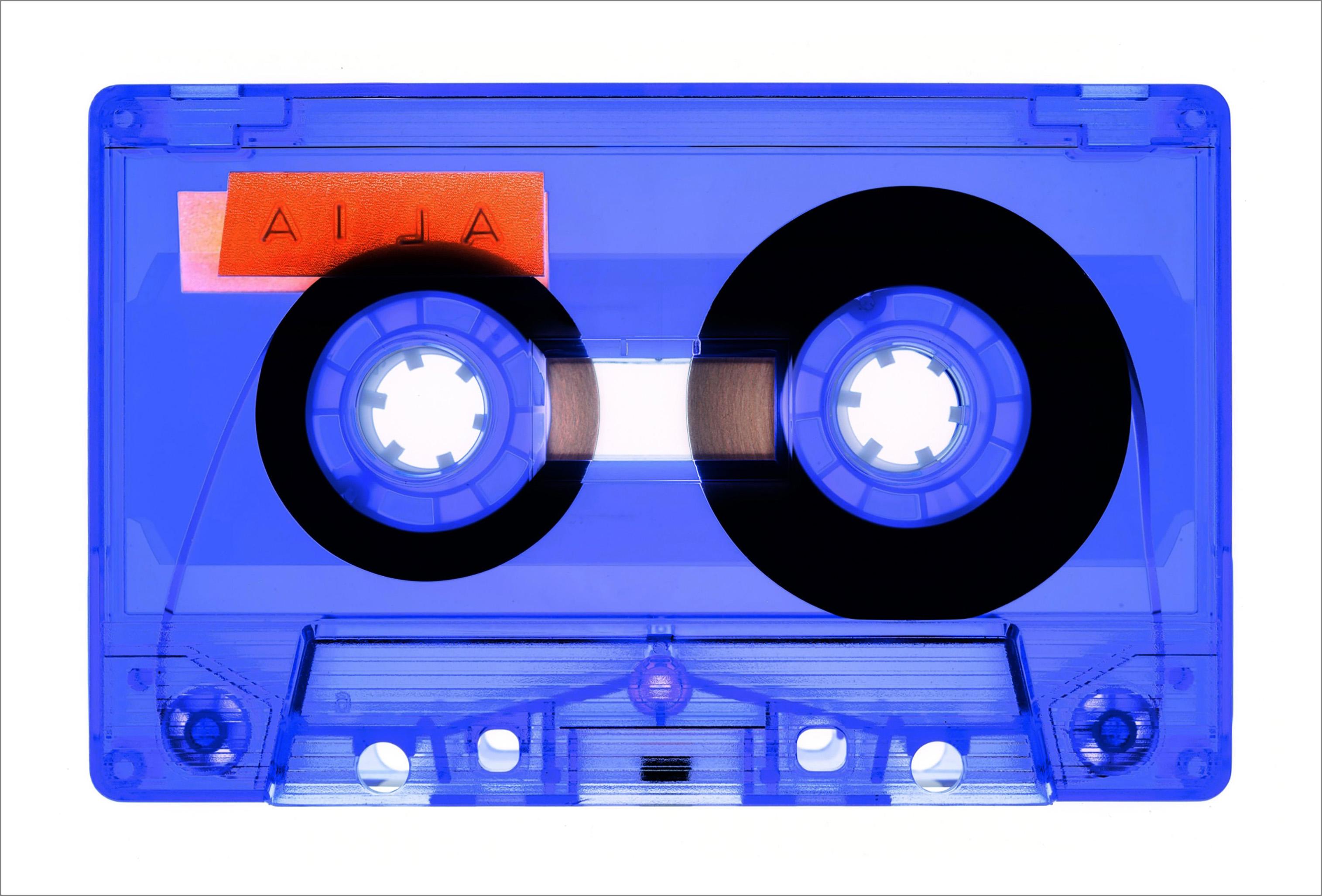 Heidler & Heeps Print - Tape Collection, AILA Blue - Contemporary Pop Art Color Photography