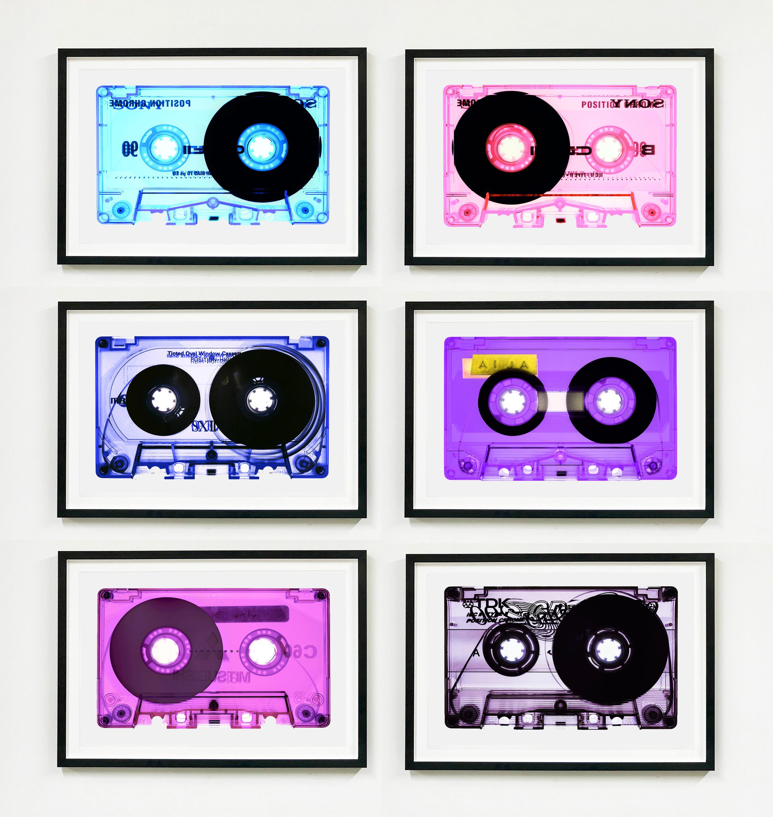 Tape Collection, AILA Lilac - Contemporary Pop Art Color Photography - Purple Print by Heidler & Heeps