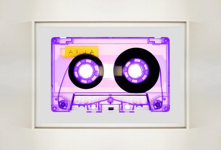 Tape Collection, AILA Purple - Contemporary Pop Art Color Photography For Sale 2