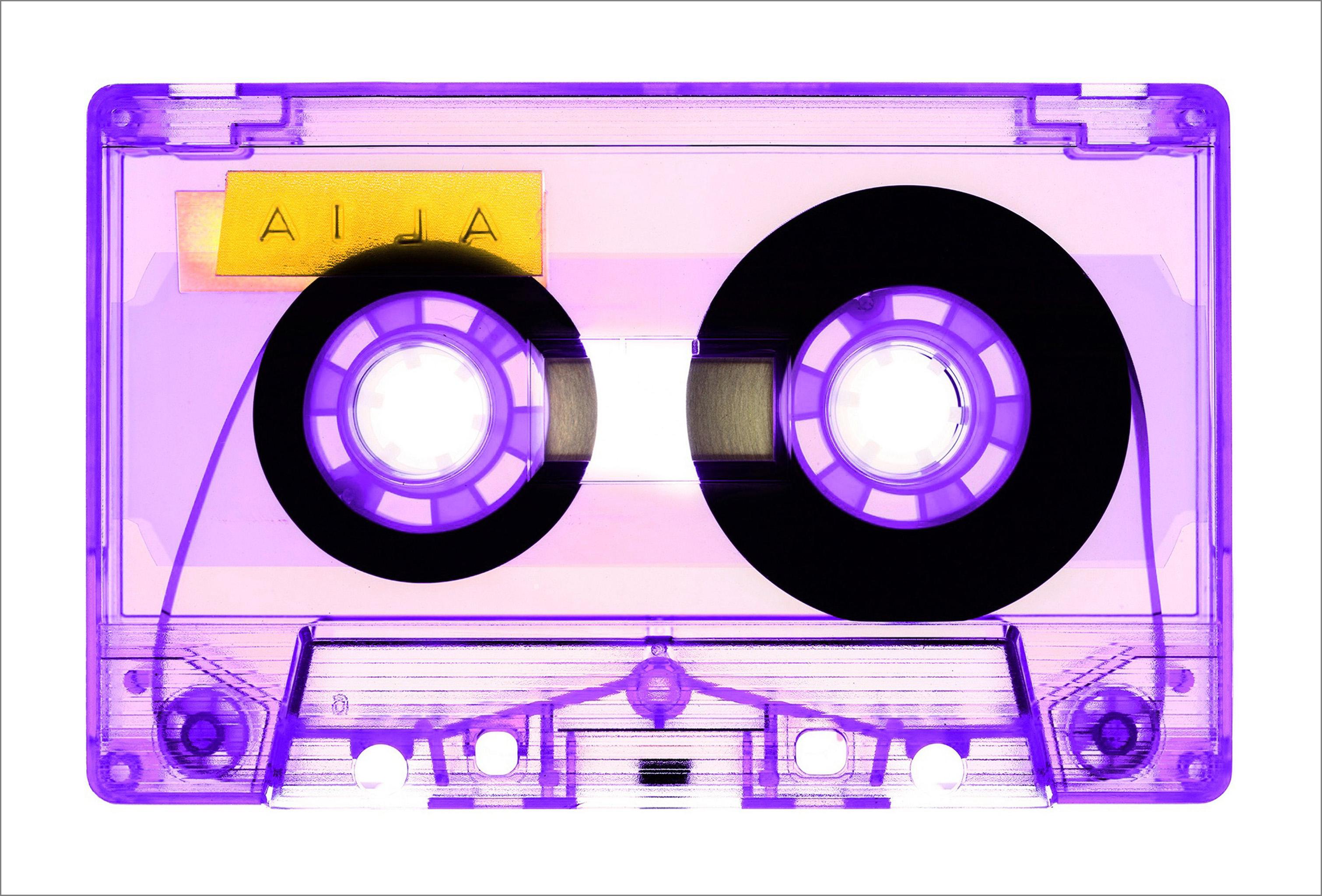 Heidler & Heeps Print - Tape Collection, AILA Purple - Contemporary Pop Art Color Photography