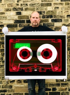Tape Collection, AILA (Red) - Contemporary Pop Art Color Photography