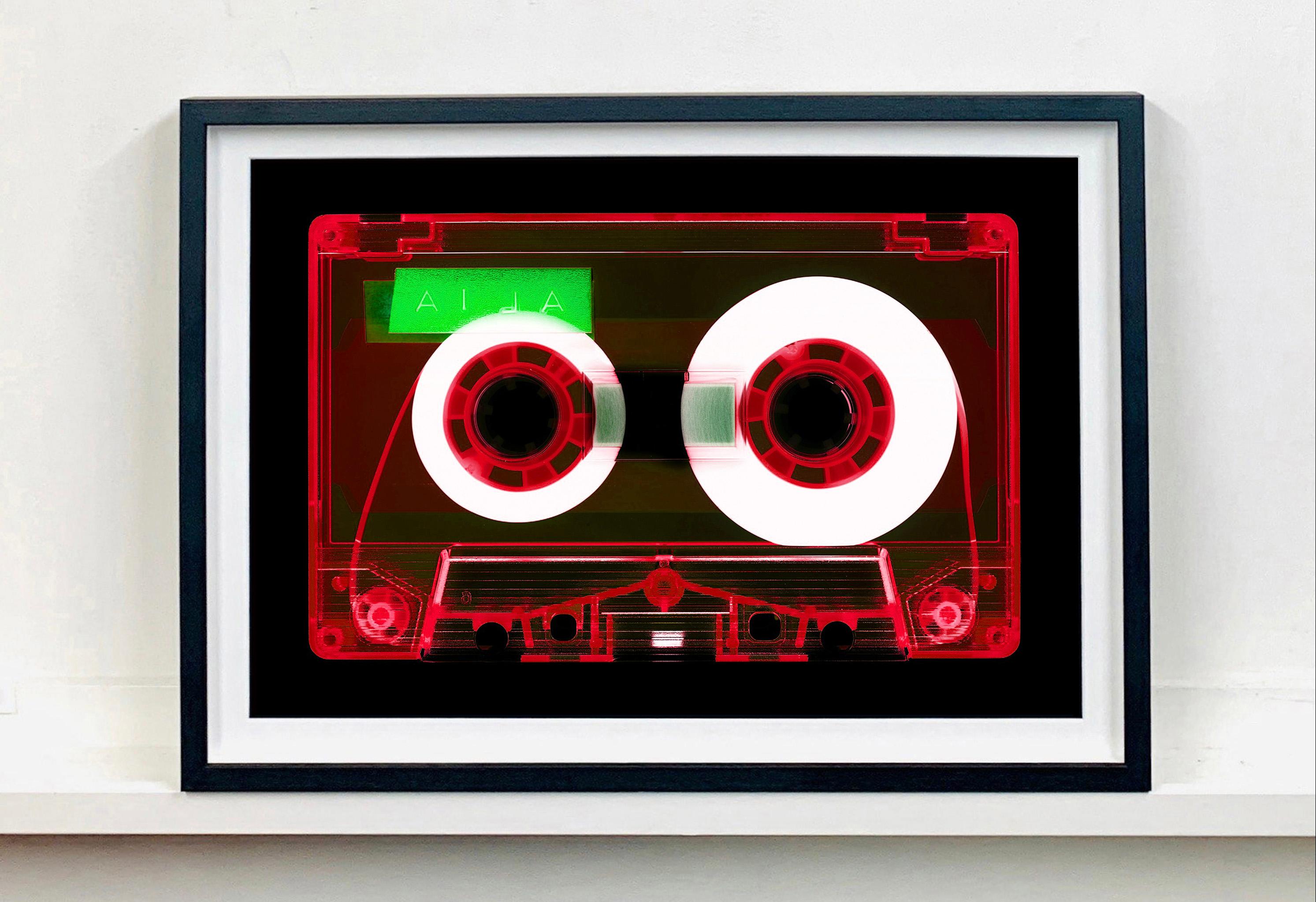 Tape Collection, AILA (Red) - Contemporary Pop Art Color Photography For Sale 2