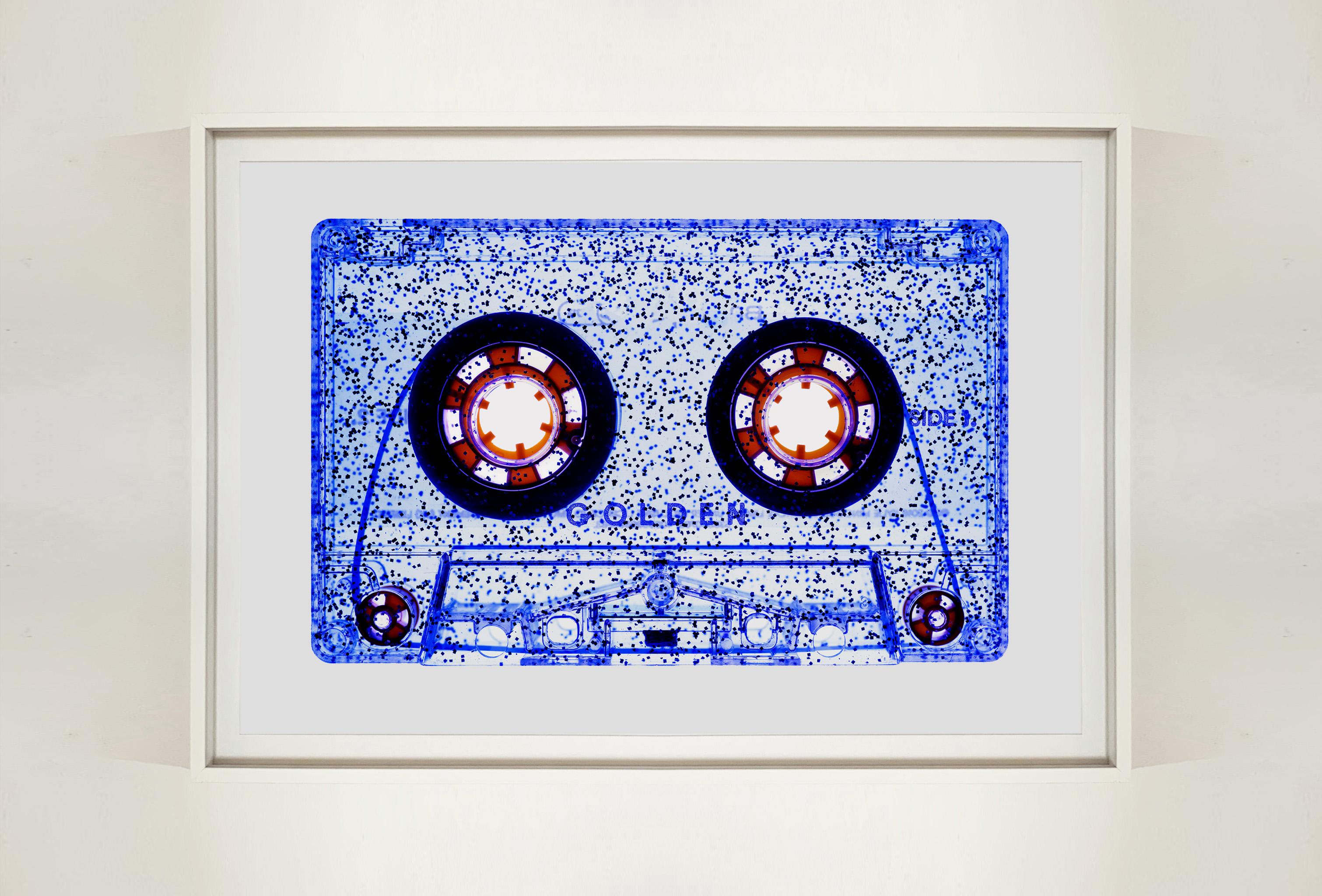 Tape Collection, All That Glitters is Not Golden (Blue) - Pop Art Photography For Sale 1