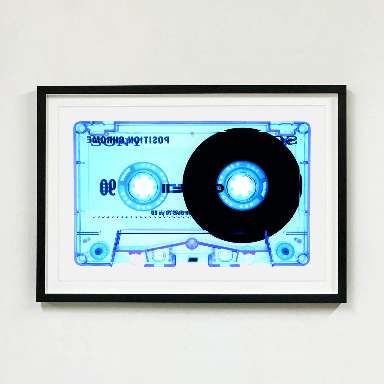 Tape Collection B Side Set of Three Large Framed Pop Art Color Photography - Gray Still-Life Photograph by Heidler & Heeps