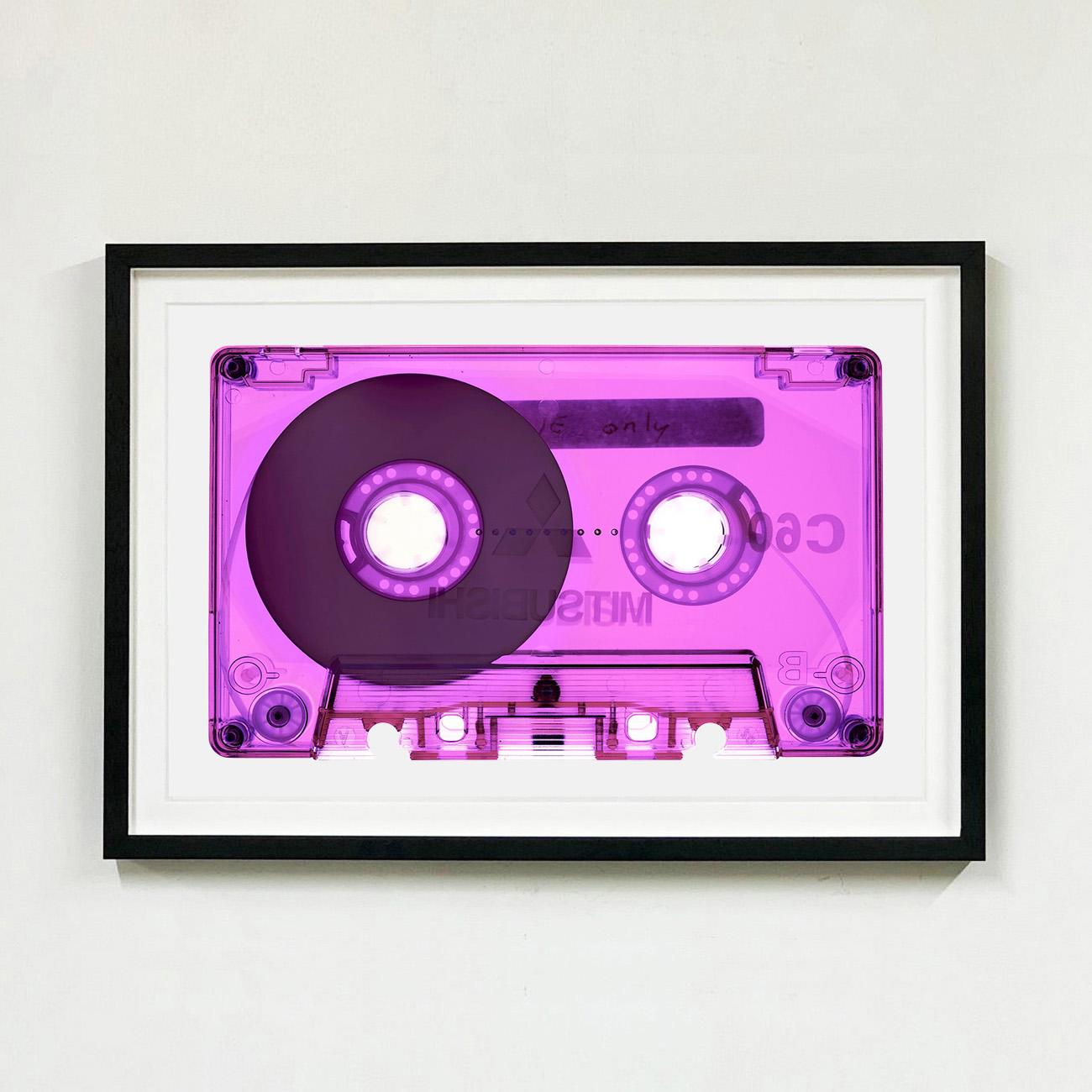 Tape Collection B Side Set of Three Medium Framed Pop Art Color Photography - Gray Still-Life Photograph by Heidler & Heeps