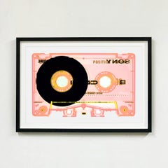 Tape Collection B Side Set of Three Small Framed Pop Art Color Photography