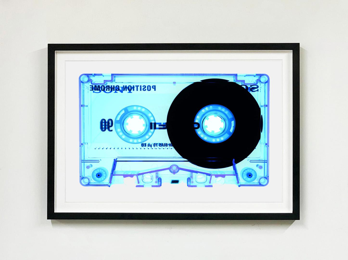 Tape Collection, Chrome Blue - Contemporary Pop Art Color Photography - Print by Heidler & Heeps