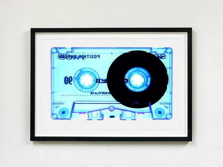 Tape Collection, Chrome Blue - Contemporary Pop Art Color Photography For Sale 1