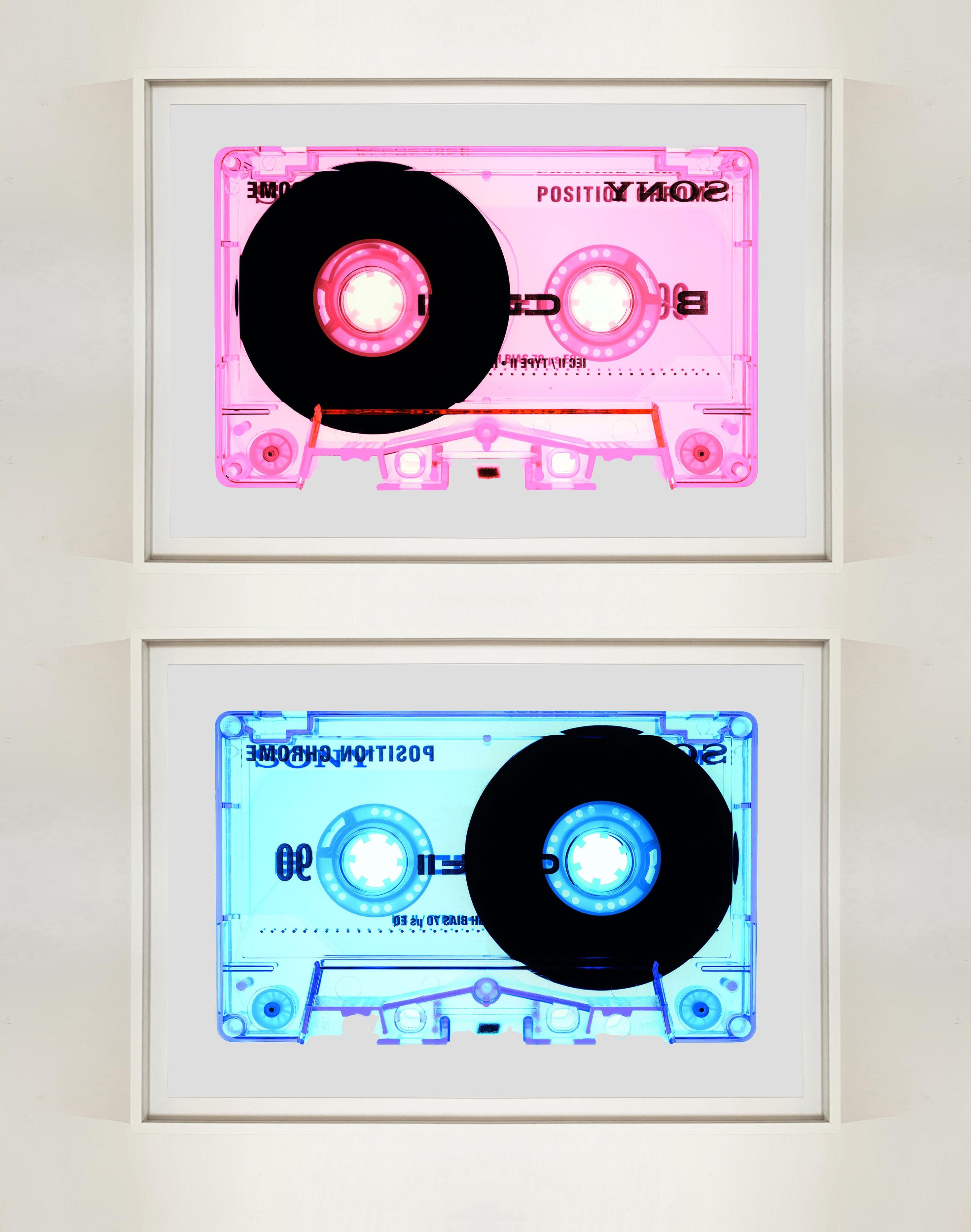 Tape Collection, Chrome Blue - Contemporary Pop Art Color Photography For Sale 1