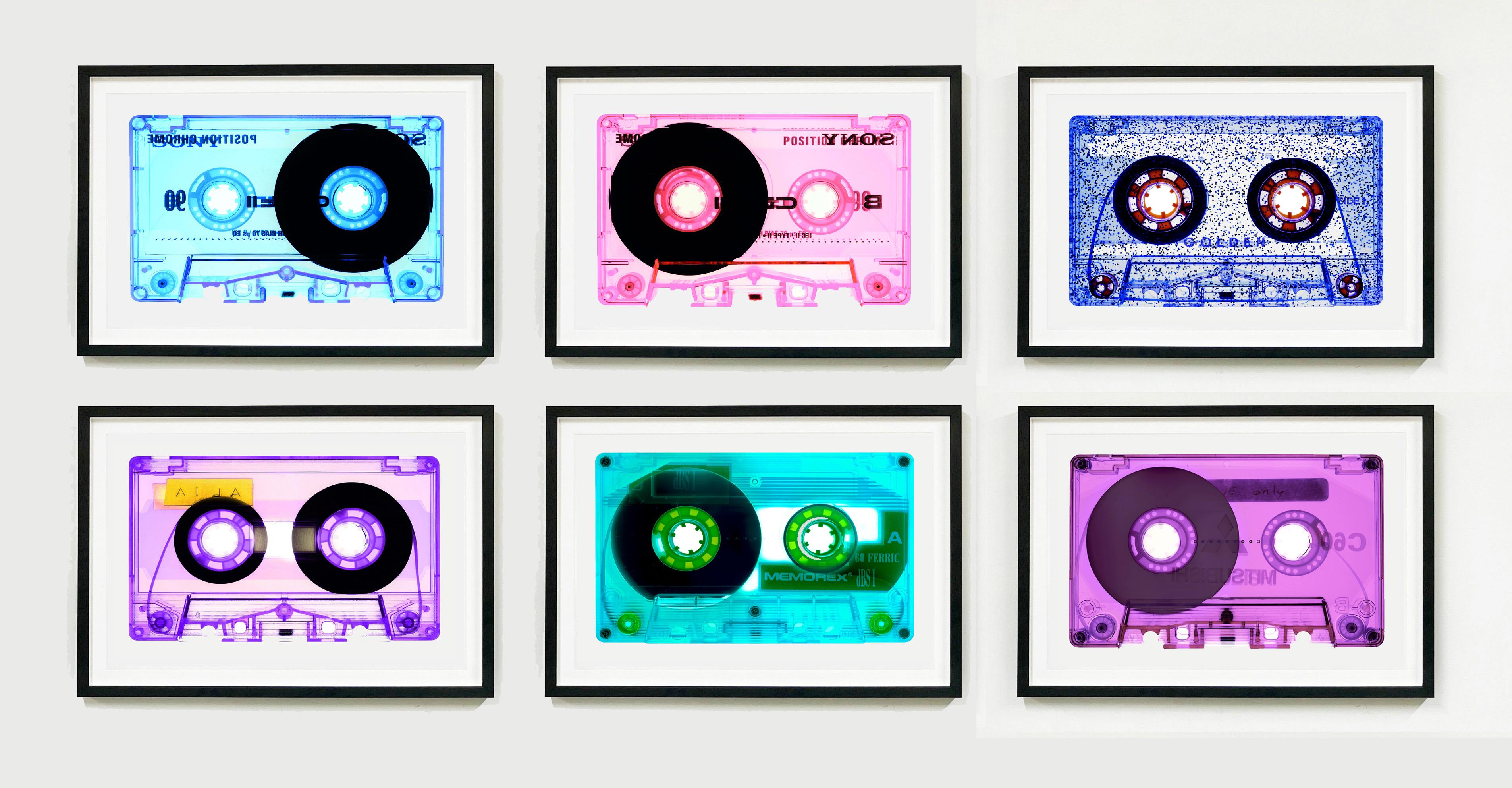 Tape Collection, Ferric 60 (Aqua) - Contemporary Pop Art Color Photography For Sale 7