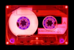 Used Tape Collection, Ferric 60 (Tinted Red) - Pop Art Color Photography