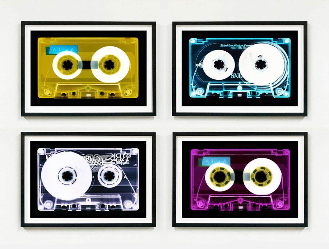 Tape-Kollektion Vier individuelle Kunstwerke - Farbfotografie der Pop Art
