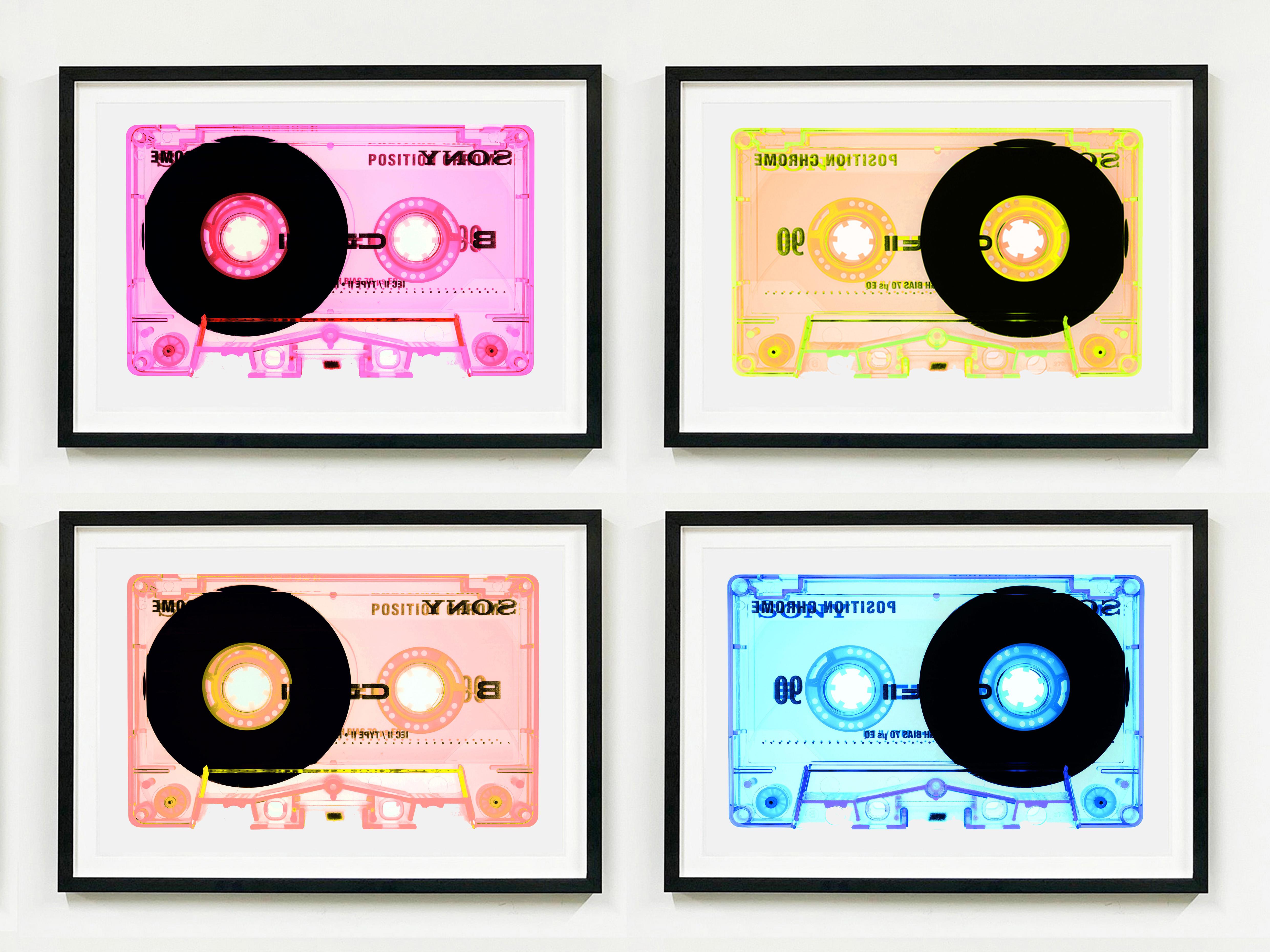 Heidler & Heeps Tape Collection Set of Four.
Featuring 'Type II Pink', 'Chrome Tutti Frutti', 'Type II Tutti Frutti', 'Chrome Blue'.

The Heidler & Heeps collaborations are creative representations of Natasha Heidler and Richard Heeps’, personal