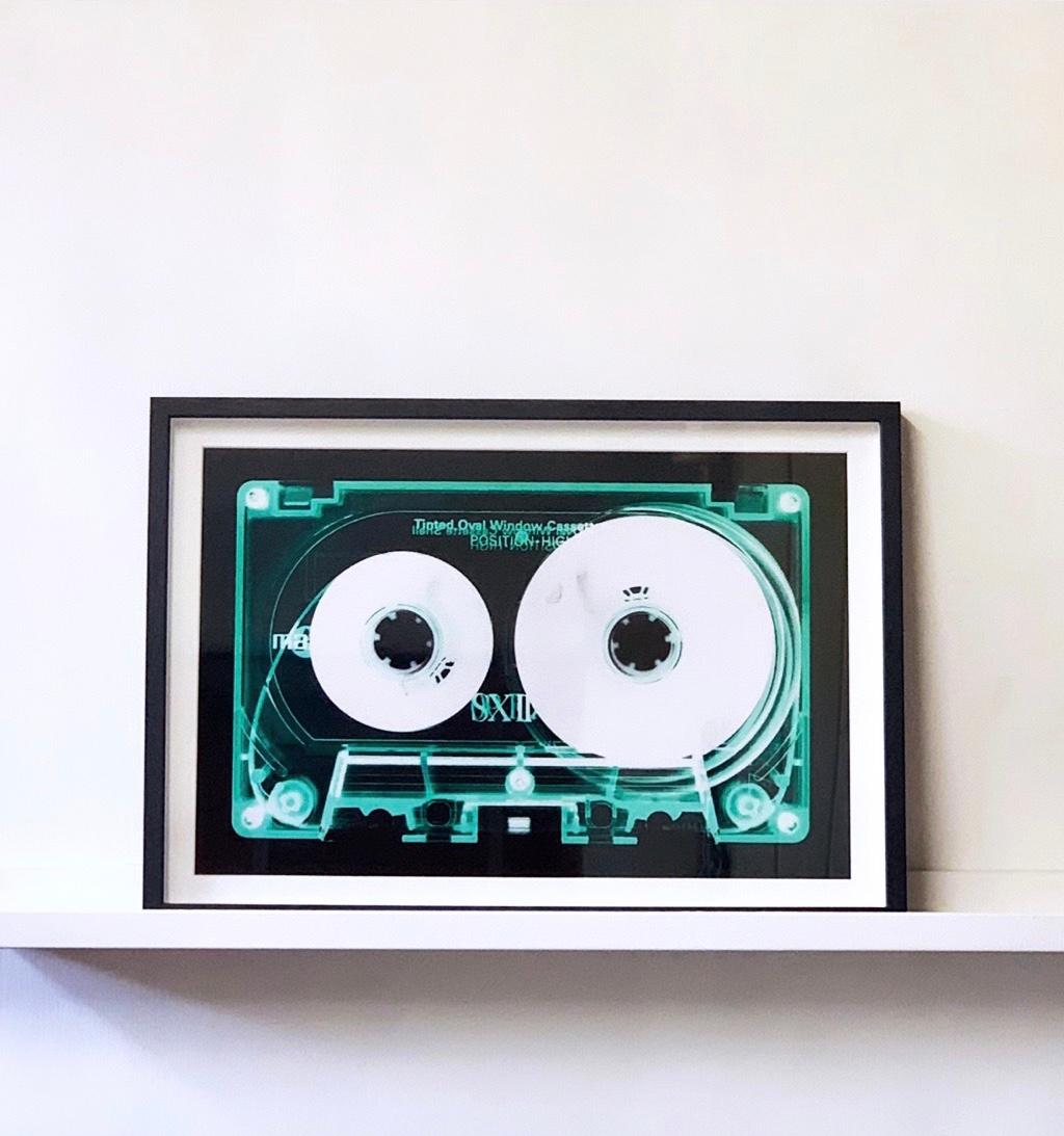 Tape Collection - Mint Tinted Cassette - Conceptual Color Music Art - Photograph by Heidler & Heeps