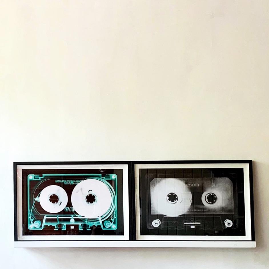 Tape-Kollektion - Mintfarbene, getönte Kassette - Konzeptionelle Farbe Musik Kunst im Angebot 2