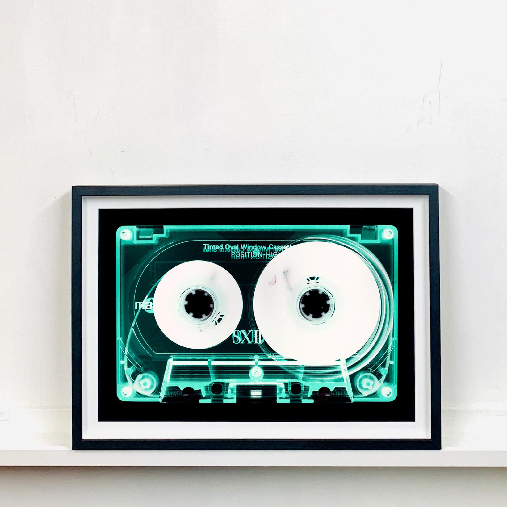 Tape-Kollektion - Mintfarbene, getönte Kassette - Konzeptionelle Farbe Musik Pop Art – Print von Heidler & Heeps