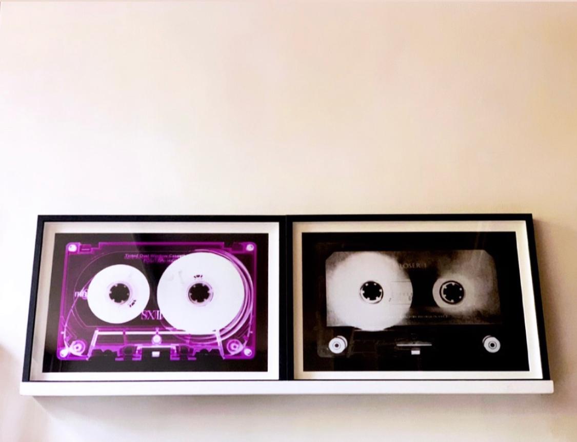 Tape Collection - Pink Tinted Cassette - Conceptual Color Music Art 1